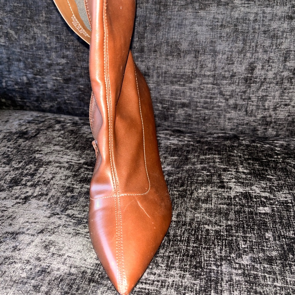 Chic Brown Leather Boots